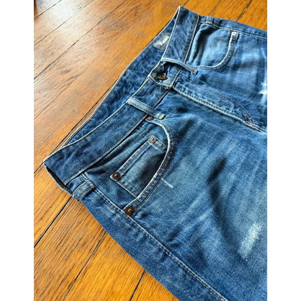 BONOBOS 'The Blue Jean' Slim Distressed Denim Mens sz 30/30
